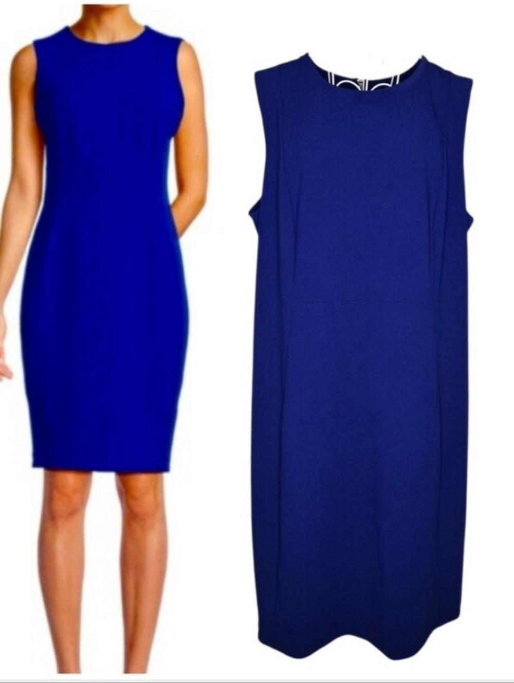 Calvin Klein Sleeveless In Regatta Blue Size 18W